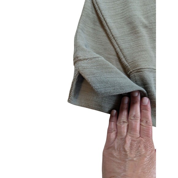 Right Of Way Mens Green Kangaroo Zip Pocket Hoodie Size Large - Picture 9 of 11